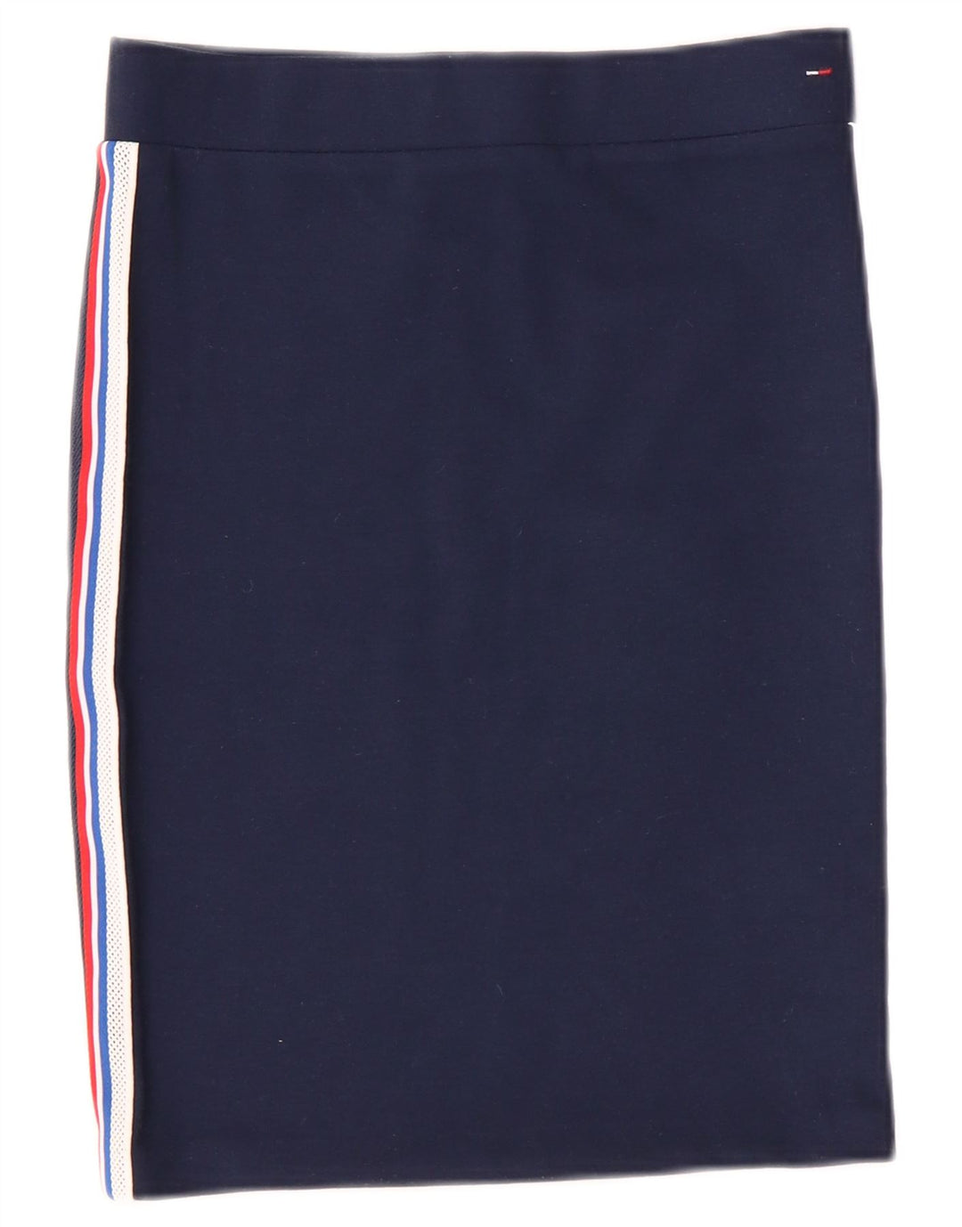 Tommy Hilfiger Женская юбка-карандаш, маленькая W26, темно-синяя полоска, полиэстер