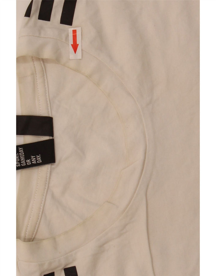 Мужская футболка Adidas Top Medium White Cotton