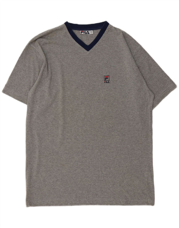 Мужская футболка Fila Top 2XL Серый хлопок в крапинку