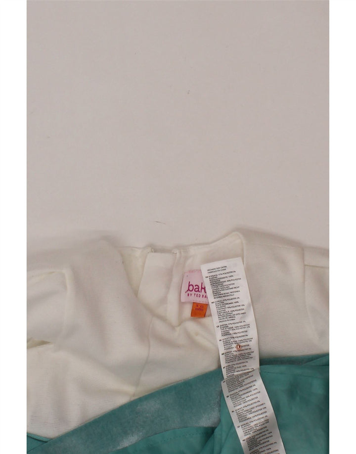 Платье трапециевидного силуэта TED BAKER для маленьких девочек 9–12 месяцев, белый полиэстер с цветочным принтом