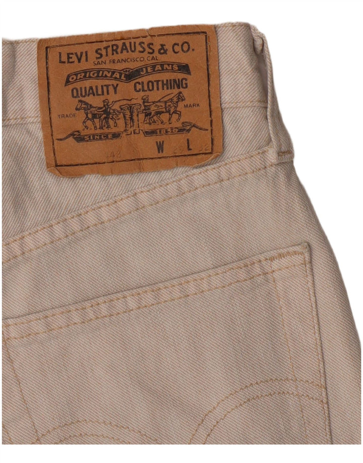 Женские джинсовые шорты Levi's W29 Medium Off White