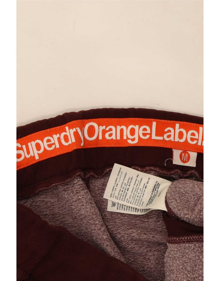 Мужские спортивные шорты Superdry, средний бордовый хлопок, хлопок