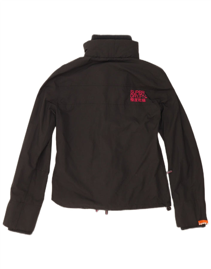 Женская дождевик Superdry UK 12, средний серый нейлон