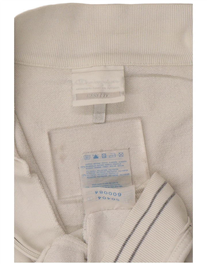 Женский спортивный костюм легкого кроя CHAMPION, верхняя куртка UK 16, большой белый хлопок