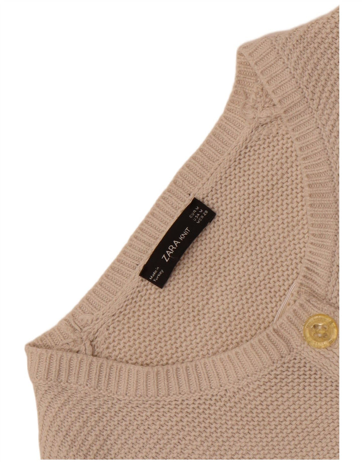 Женский кардиган Zara UK 12, средний белый