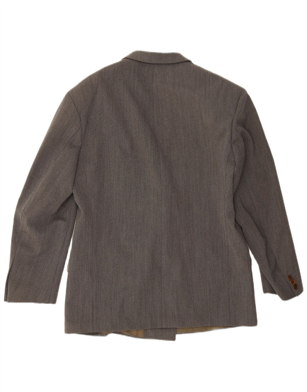 Винтажный мужской двубортный пиджак IT 50, большой серый шерстяной
