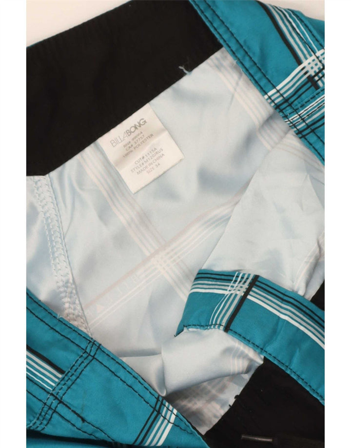 Мужские шорты для плавания Billabong, большие синие клетки, полиэстер