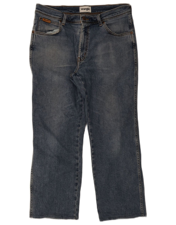 Мужские укороченные прямые джинсы WRANGLER Техас W34 L25, синий хлопок