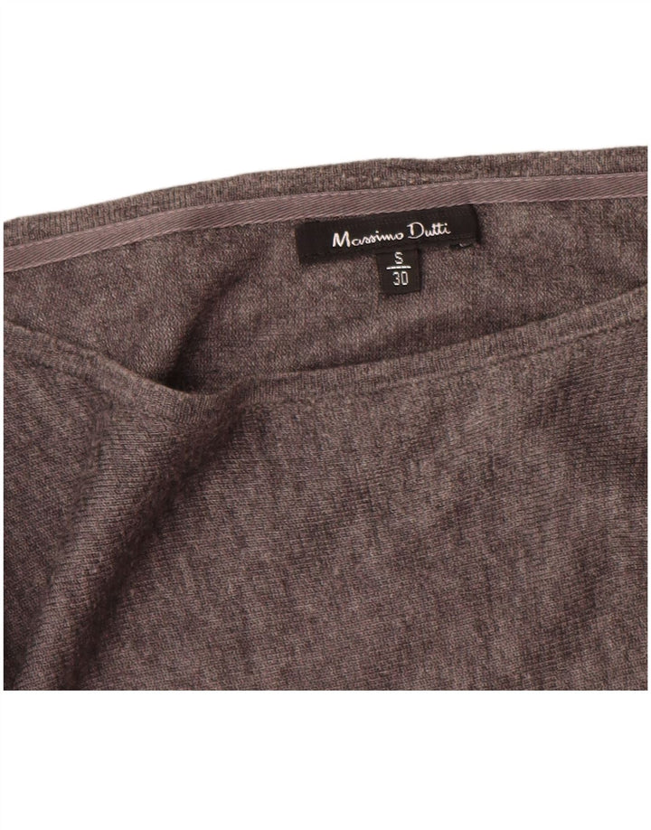 Женский джемпер Massimo Dutti UK 10, маленький, серый, шерсть