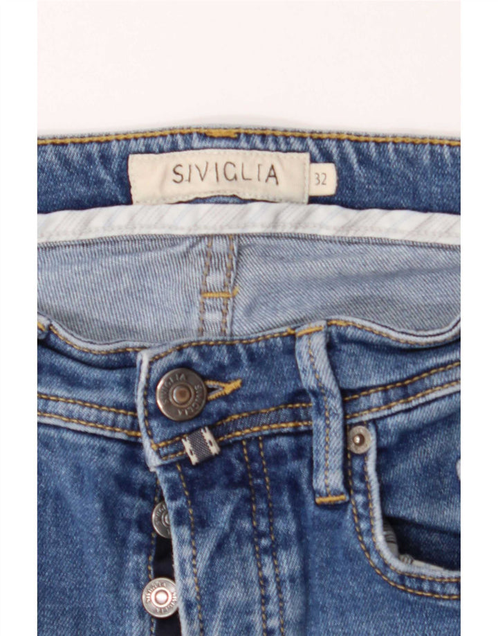SIVIGLIA Мужские узкие джинсы W32 L30 Синие