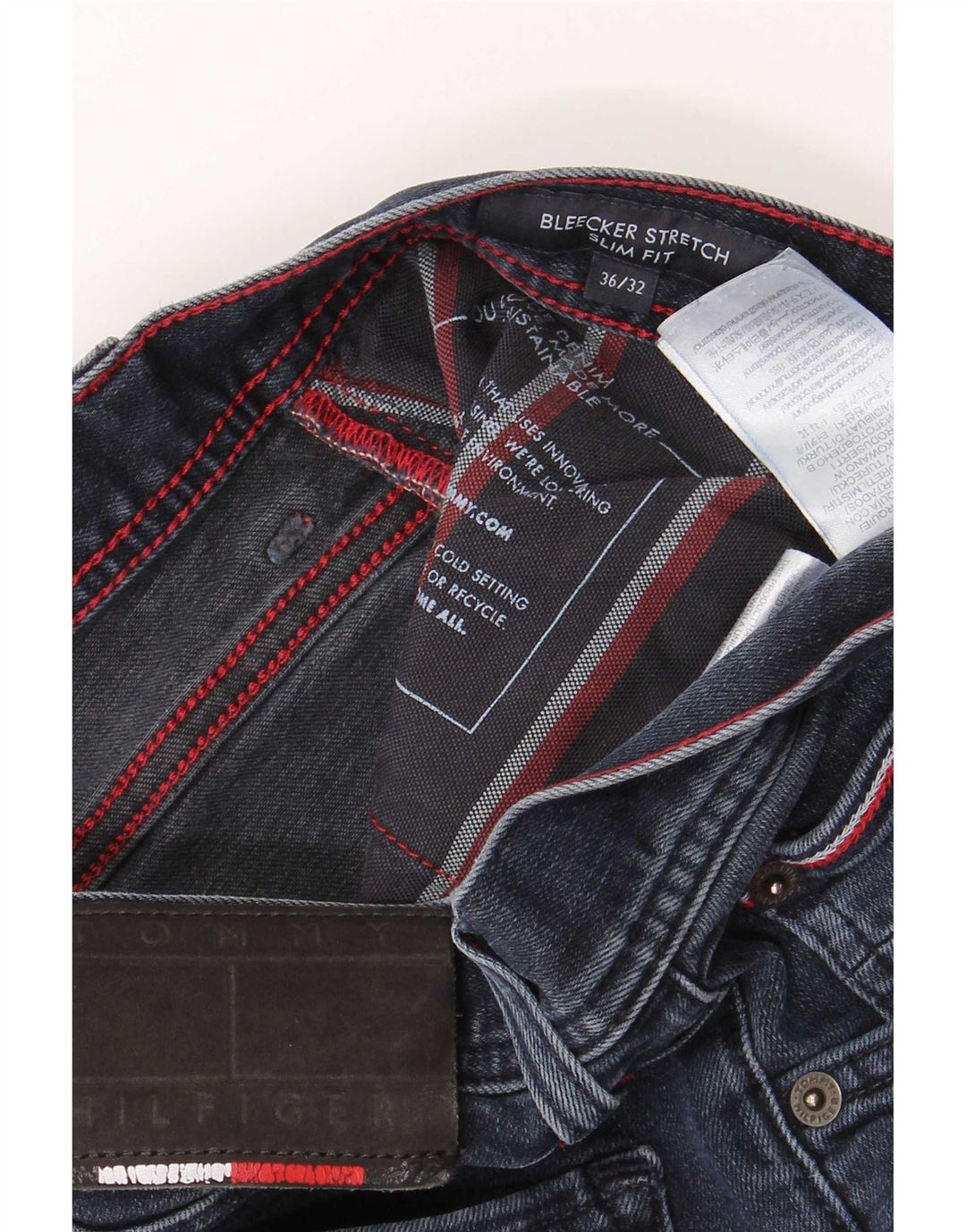 Мужские джинсы Tommy Hilfiger Bleecker Slim W36 L32, синий хлопок