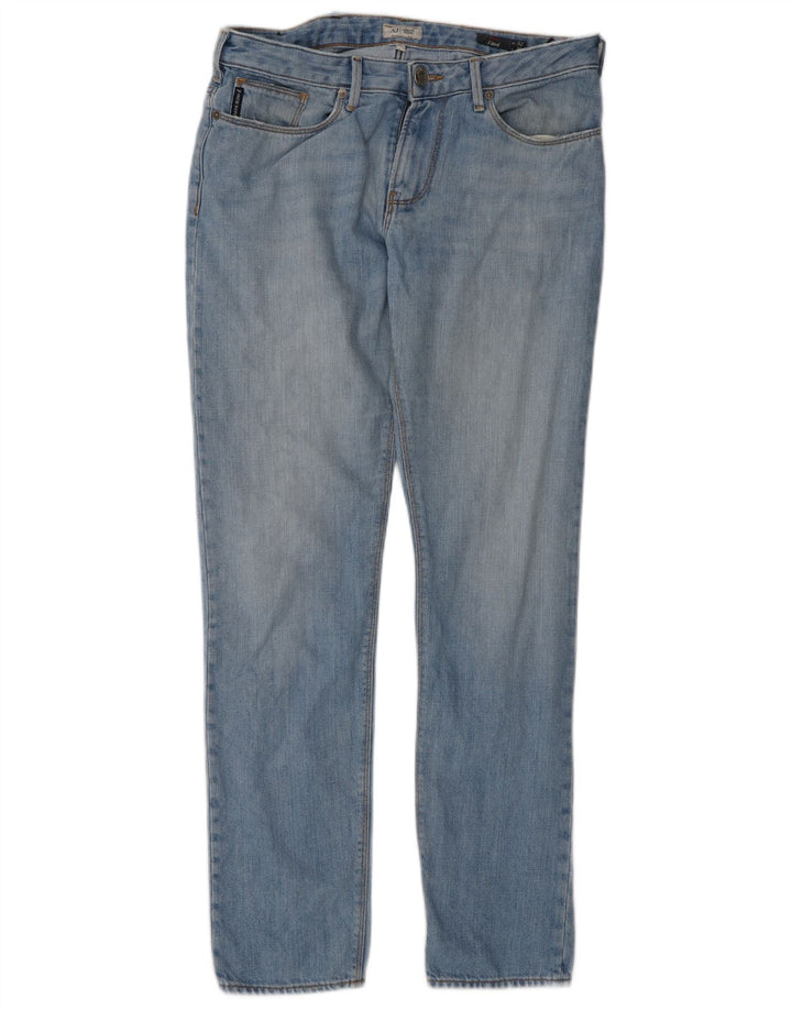 Мужские джинсы Armani Slim W32 L30 синие, хлопок
