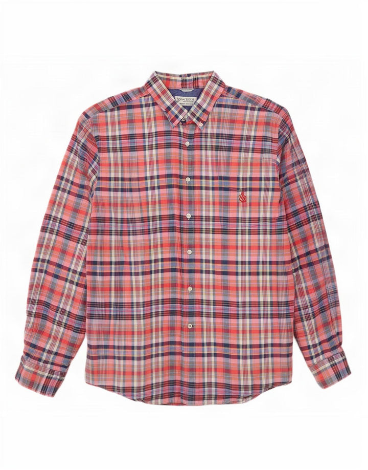 Мужская фланелевая рубашка Nautica Heritage 2XL, хлопок в разноцветную клетку