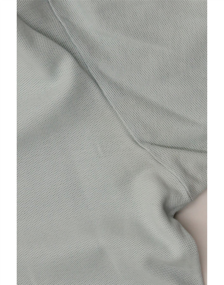 Мужская рубашка поло FILA IT 52 с длинным рукавом, большая синяя, хлопок