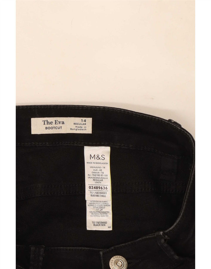 Женские джинсы Marks & Spencer The Eva Bootcut UK 14, большие W32 L30, черные