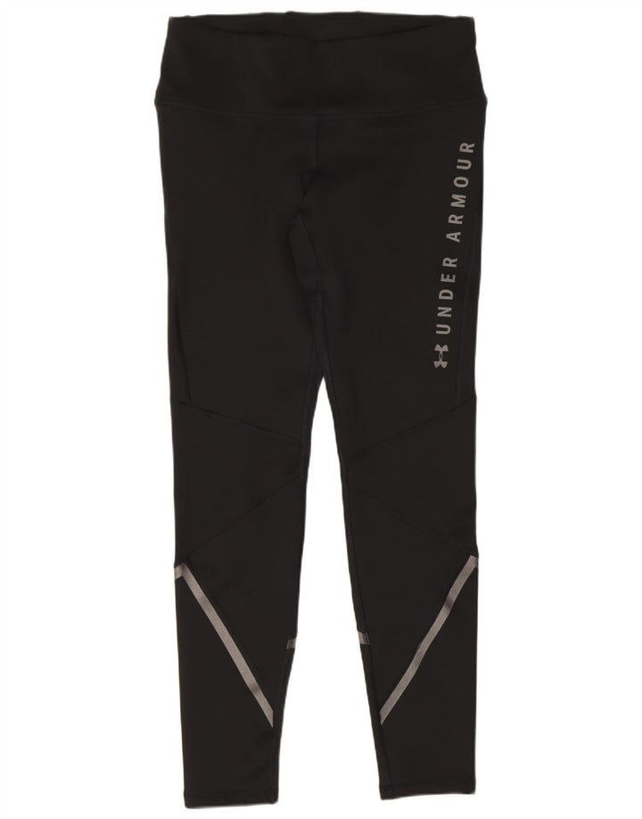 Женские леггинсы с рисунком Cold Gear UK 12, средний черный Under Armour