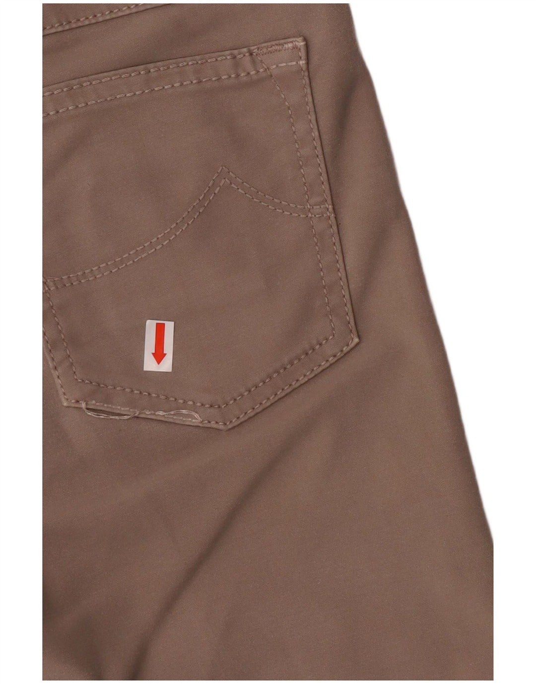 Женские узкие повседневные брюки Jacob Cohen W27 L28, бежевый хлопок