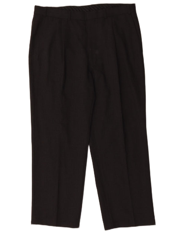 Мужские прямые брюки-чиносы Marks & Spencer W36 L27 черные
