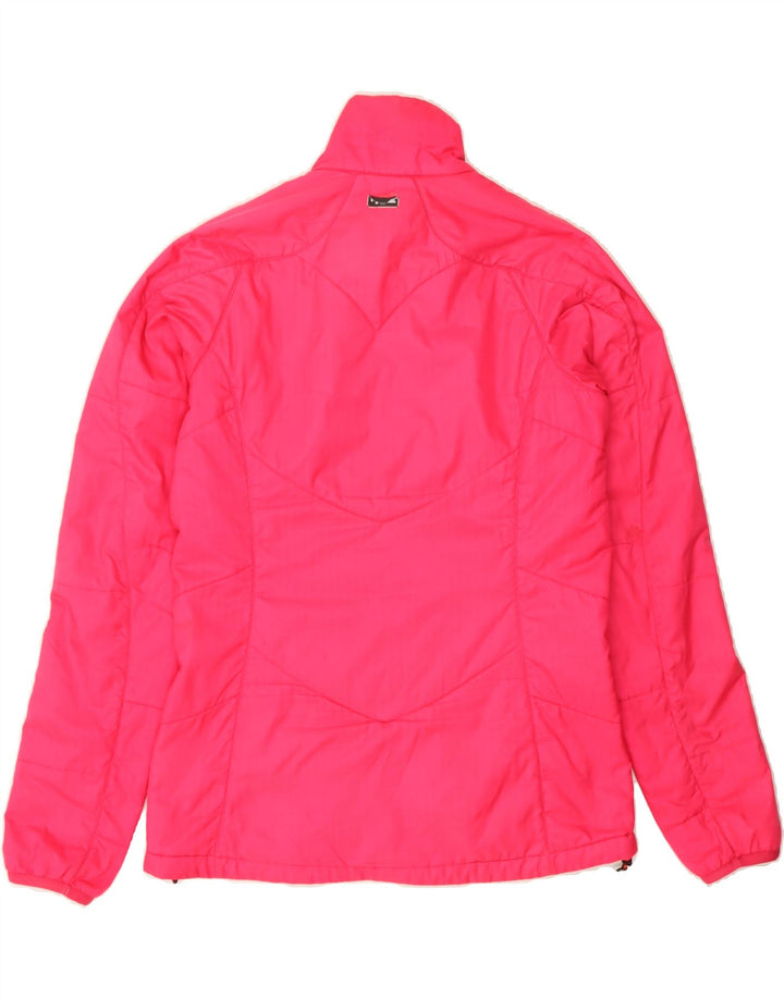 ADIDAS Womens Oversized Padded Jacket UK 8/10 Small Pink Polyester Vintage Adidas and Second-Hand Adidas from Messina Hembry 