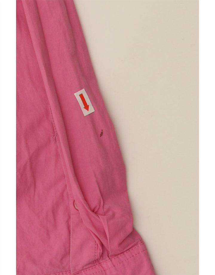 ZARA Womens Oversized Shirt UK 6 XS Pink Cotton Vintage Zara and Second-Hand Zara from Messina Hembry 