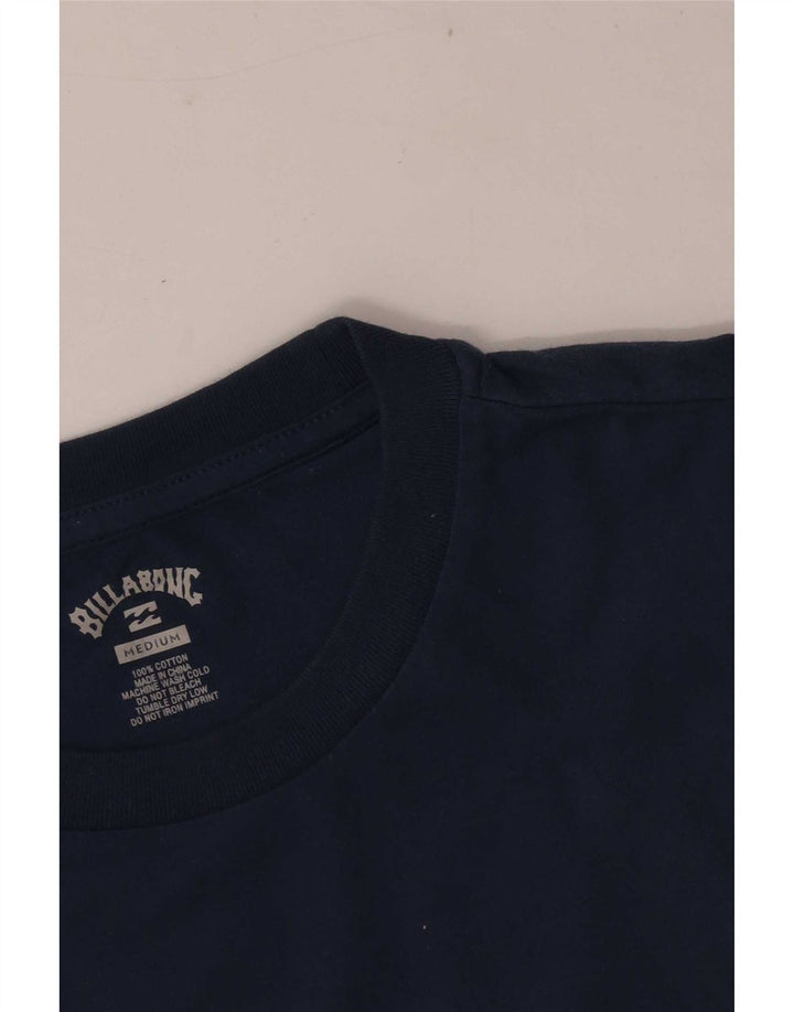 Billabong Мужская футболка Top Medium Темно-синяя хлопковая
