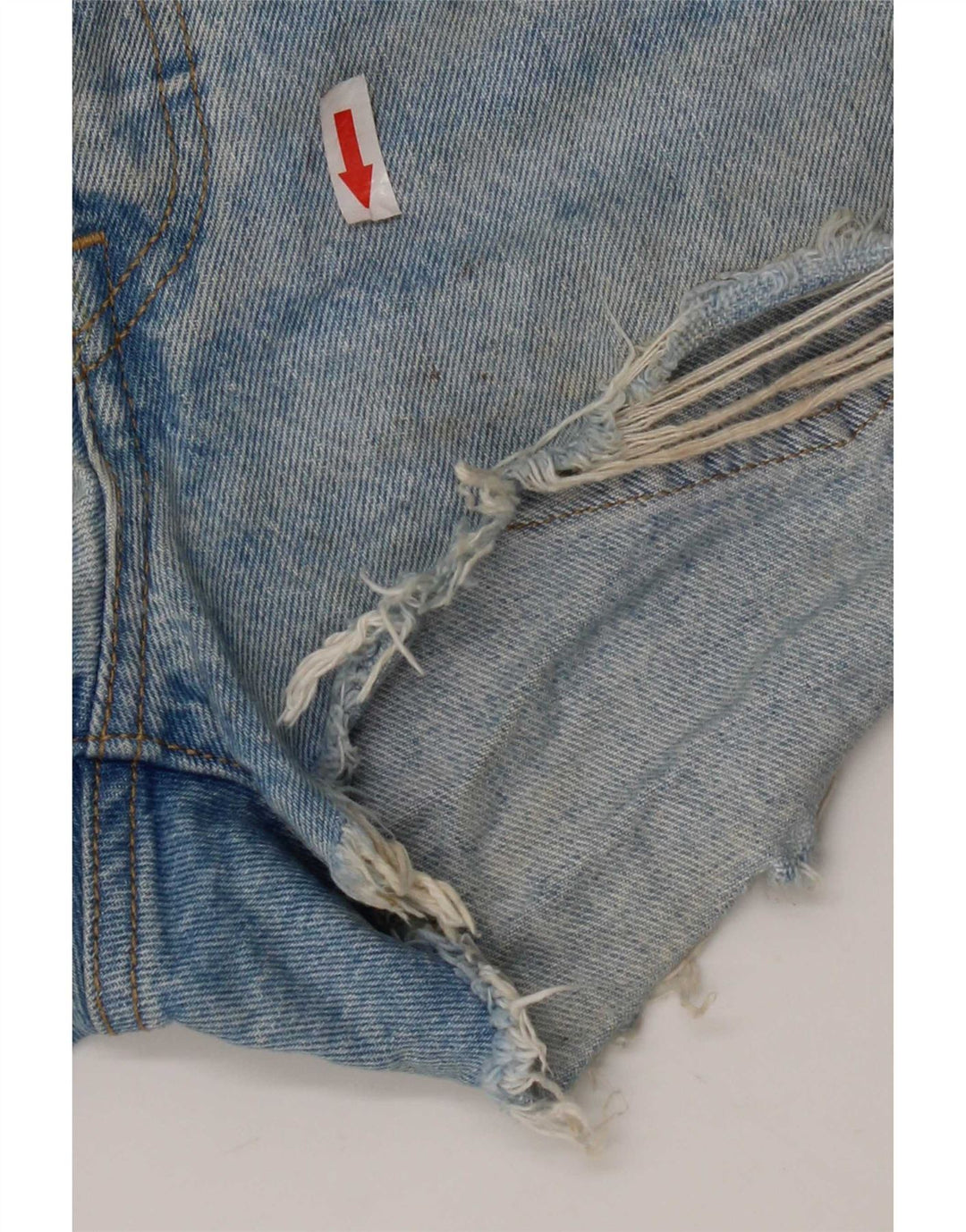 Женские джинсовые шорты Levi's 501 W26, маленькие синие, хлопок