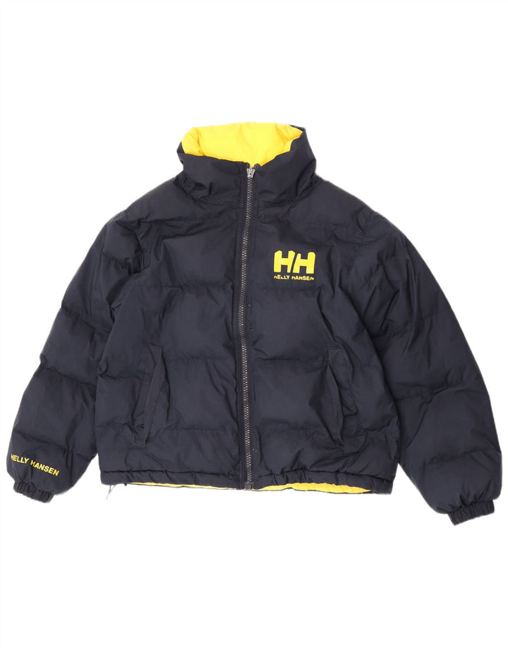 Мужская двусторонняя стеганая куртка Helly Hansen UK 36, маленькая, желтая
