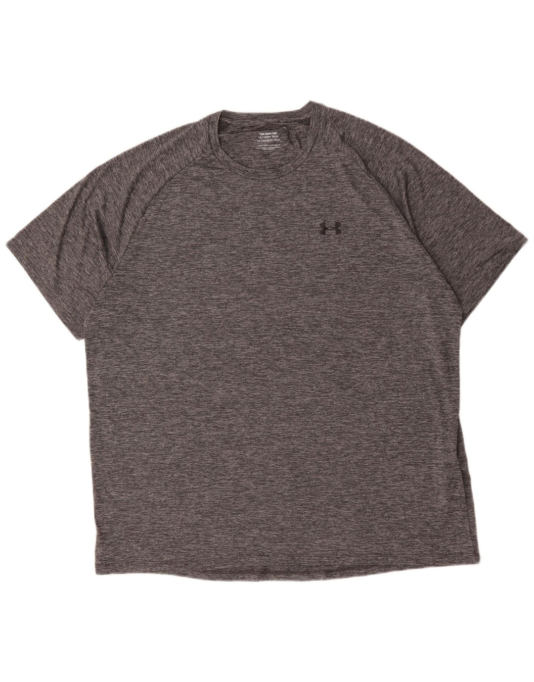 Мужская футболка Under Armour Top 2XL, серый полиэстер с крапинками