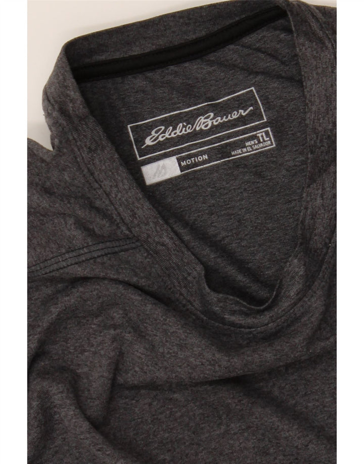 EDDIE BAUER Mens T-Shirt Top Large Grey Vintage Eddie Bauer and Second-Hand Eddie Bauer from Messina Hembry 