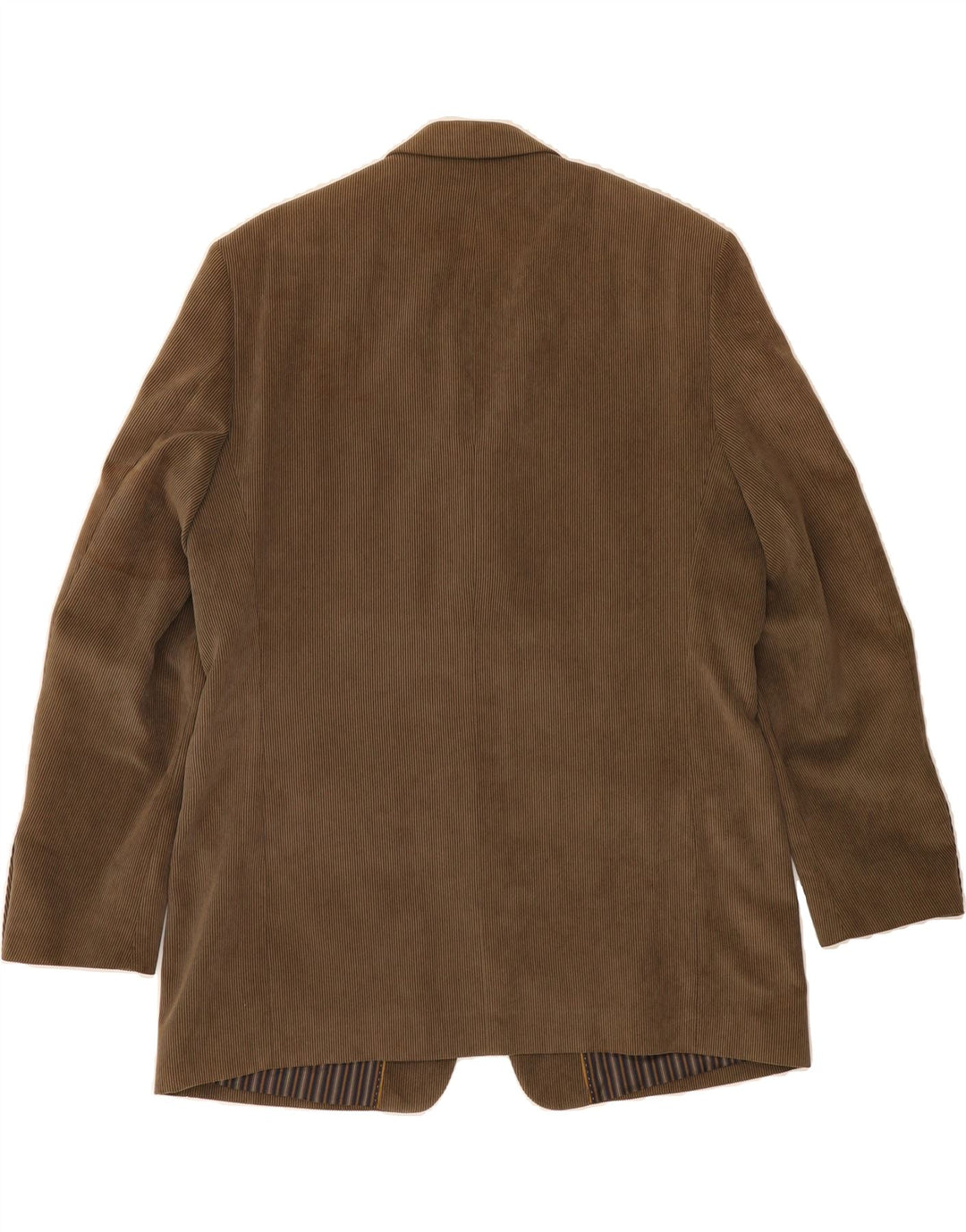 DOUGLAS Mens 3 Button Corduroy Blazer Jacket UK 44 2XL Brown Polyester Vintage Douglas and Second-Hand Douglas from Messina Hembry 
