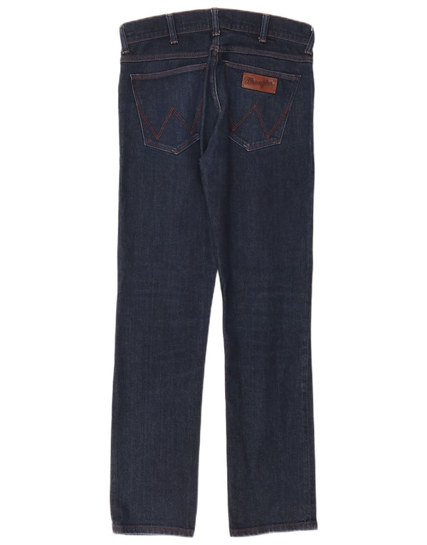 Мужские джинсы Wrangler Larston Slim W32 L32, темно-синий, хлопок
