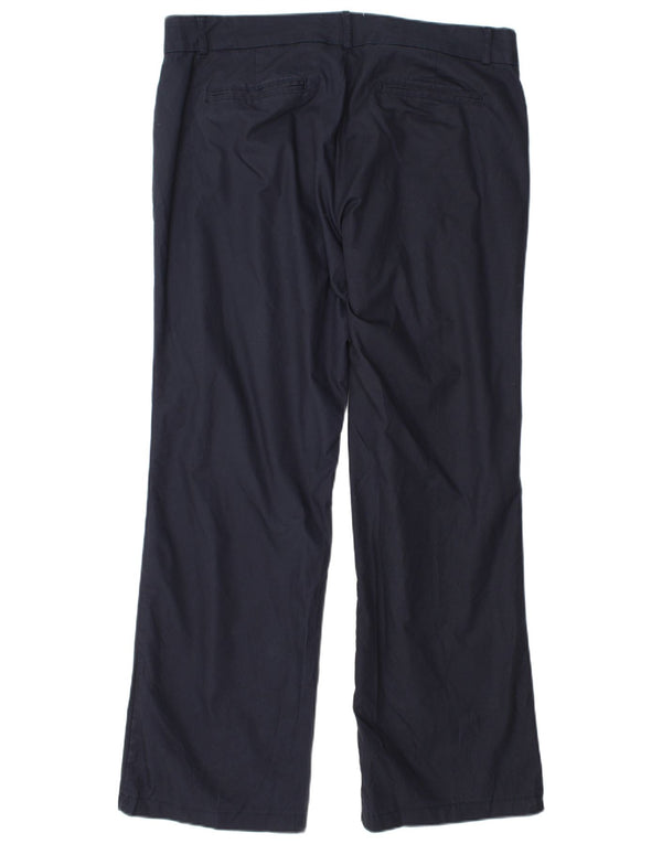 Женские прямые повседневные брюки Dockers США 16 2XL W38 L32 Темно-синий хлопок