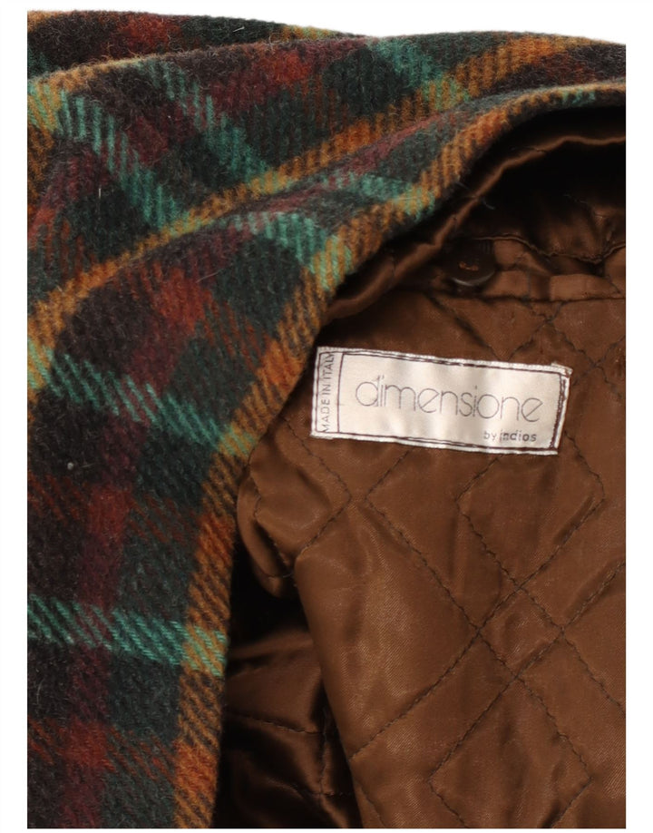 Мужское пальто INDIOS UK 40, большая разноцветная клетка