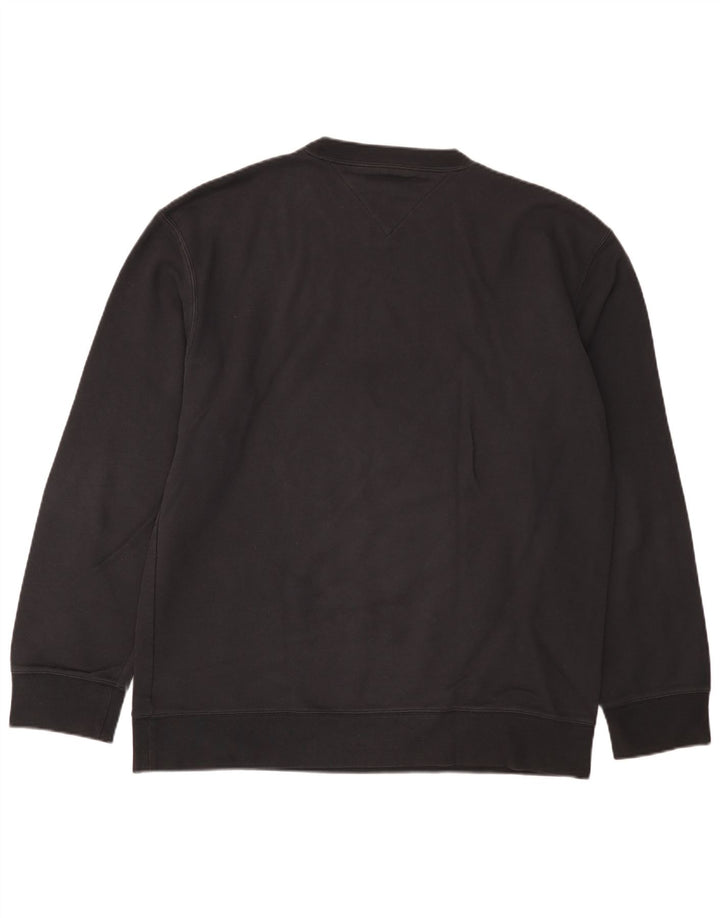 Мужской свитшот Tommy Hilfiger XL, черный хлопок