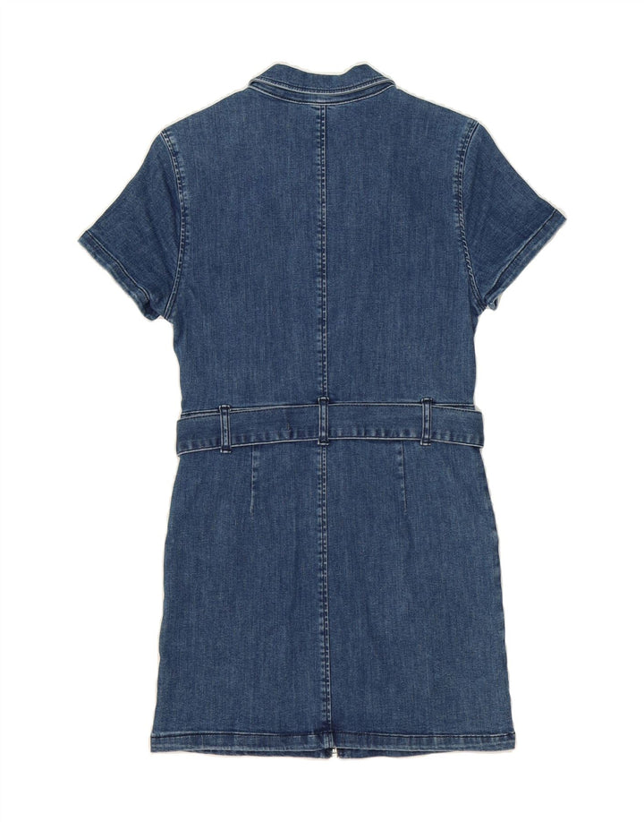 TALLY WEIL Womens Denim Dress EU 36 Small Blue Cotton Vintage Tally Weil and Second-Hand Tally Weil from Messina Hembry 