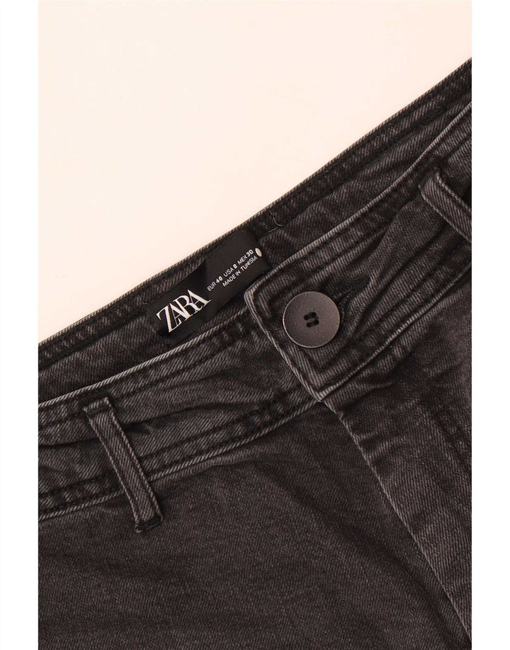 Женские широкие джинсы Zara EU 40 Medium W30 L29, черные
