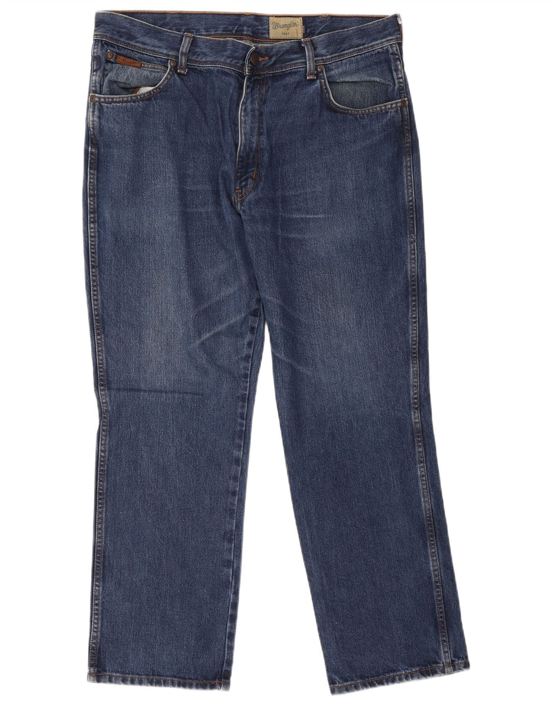 Мужские прямые джинсы Wrangler Texas W38 L30, синий хлопок