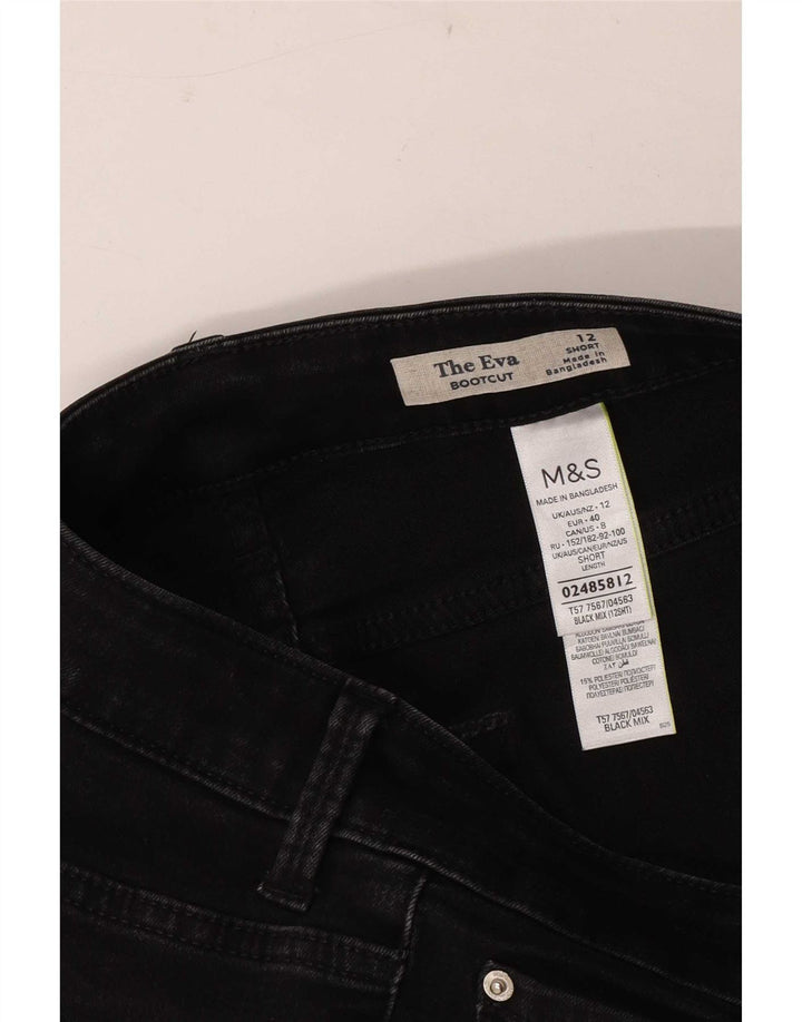 Женские джинсы Marks & Spencer The Eva Bootcut UK 12 Medium W30 L28 черные