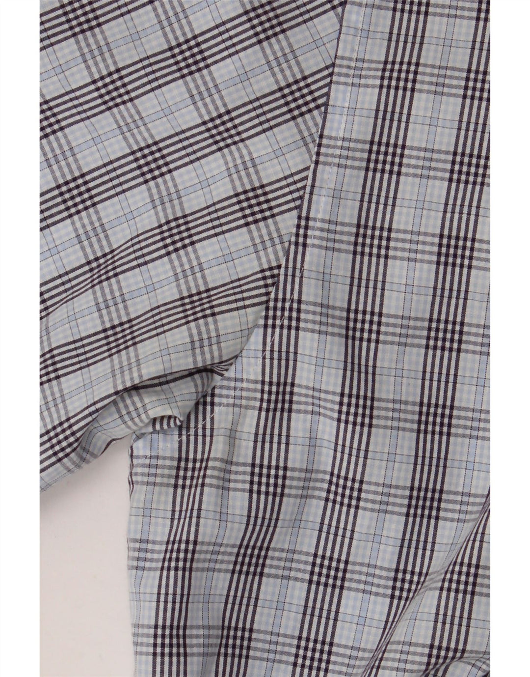 Мужская рубашка с коротким рукавом BEN SHERMAN, большая синяя клетка