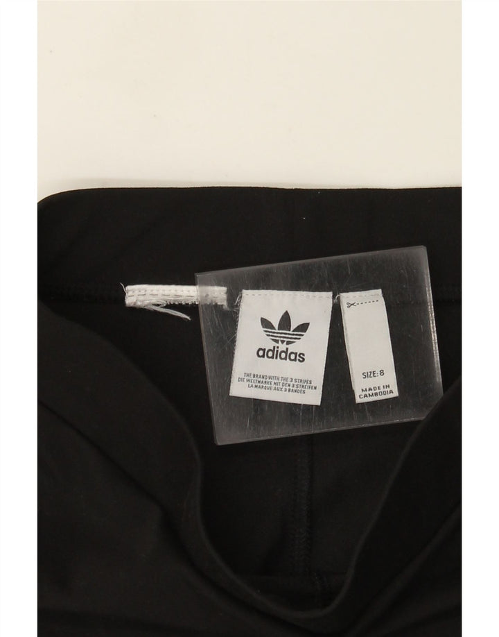 Женские леггинсы Adidas UK 8, маленькие черные