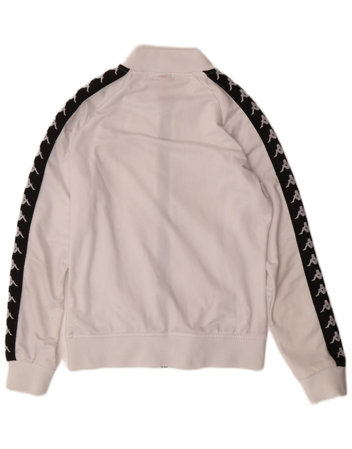 KAPPA Спортивный костюм с графическим рисунком для девочек, верхняя куртка, 11–12 лет, маленький белый