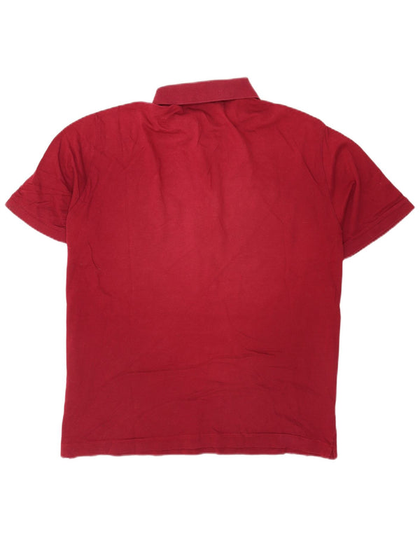 Мужская рубашка-поло Sergio Tacchini IT 58 2XL бордовая