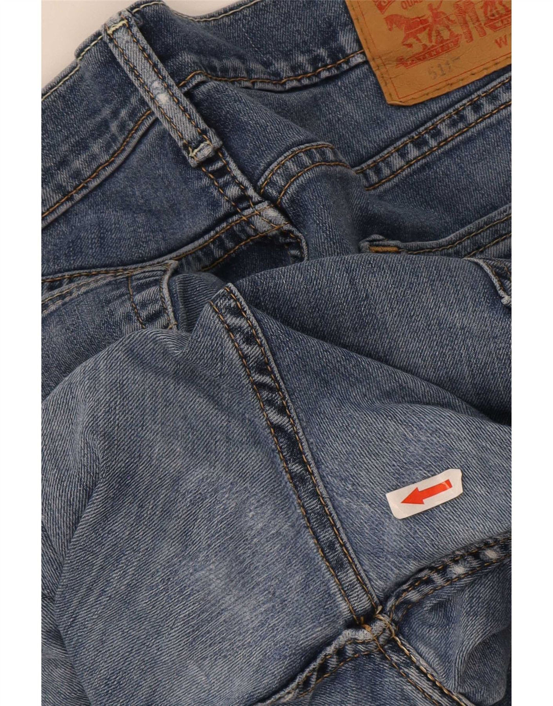 Мужские джинсы Levi's Slim 511 W34 L34 синие, хлопок