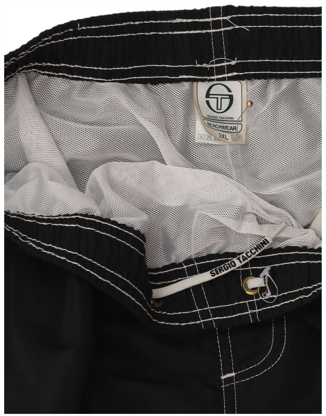 Мужские шорты для плавания Sergio Tacchini 2XL, черный полиэстер