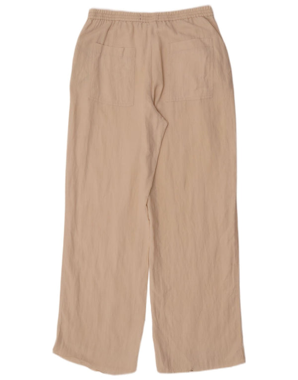 Женские прямые брюки чинос Zara Medium W28 L32 Off White Lyocell