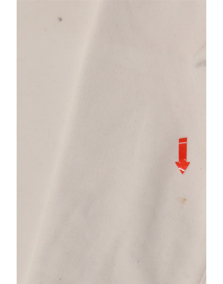 CALVIN KLEIN JEANS Womens Oversized Sweatshirt Jumper UK 10 Small White Vintage Calvin Klein Jeans and Second-Hand Calvin Klein Jeans from Messina Hembry 