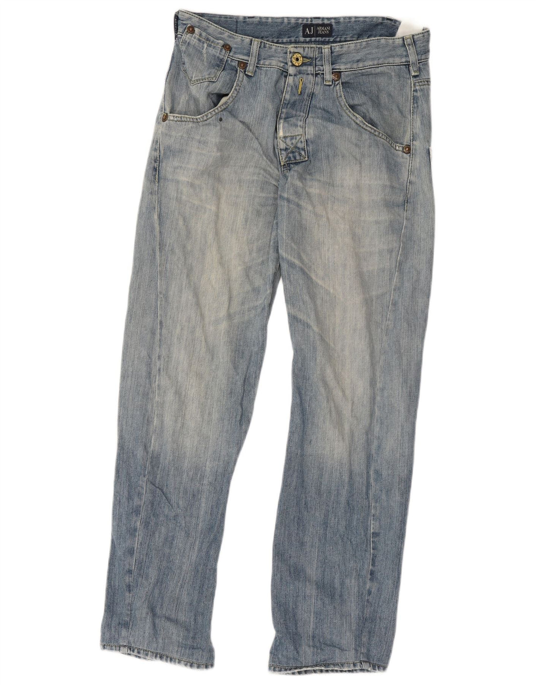 Мужские прямые джинсы Armani W32 L31 синие