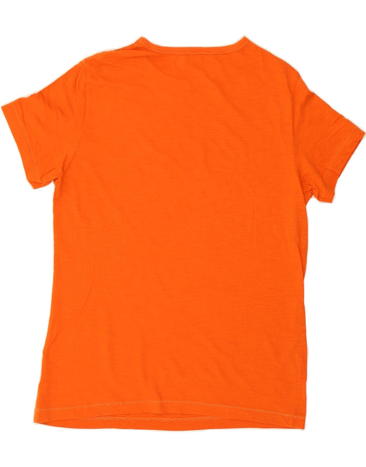 REPLAY Mens Graphic T-Shirt Top Small Orange Cotton Vintage Replay and Second-Hand Replay from Messina Hembry 