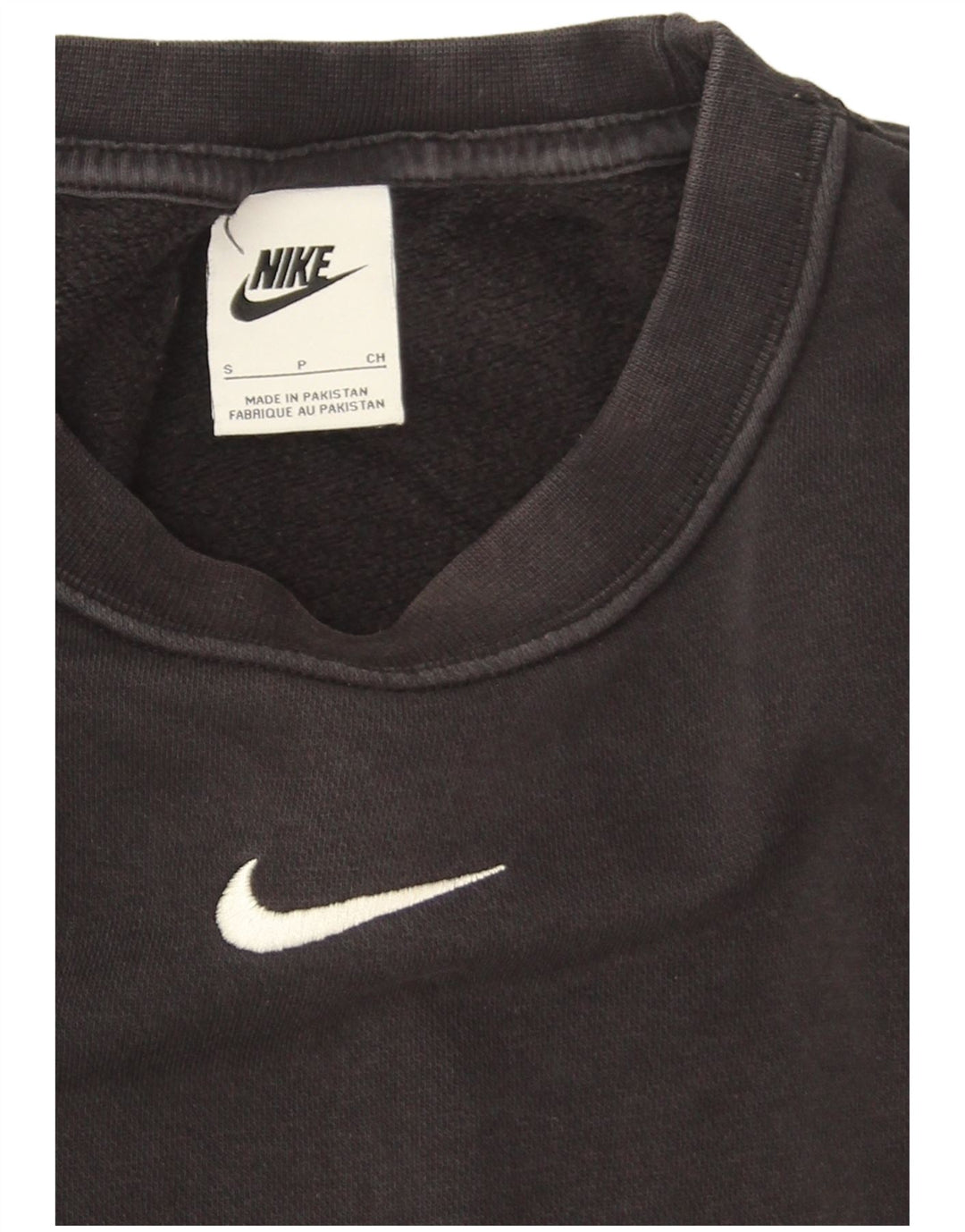 Мужской свитер свободного кроя Nike, маленький черный хлопковый джемпер
