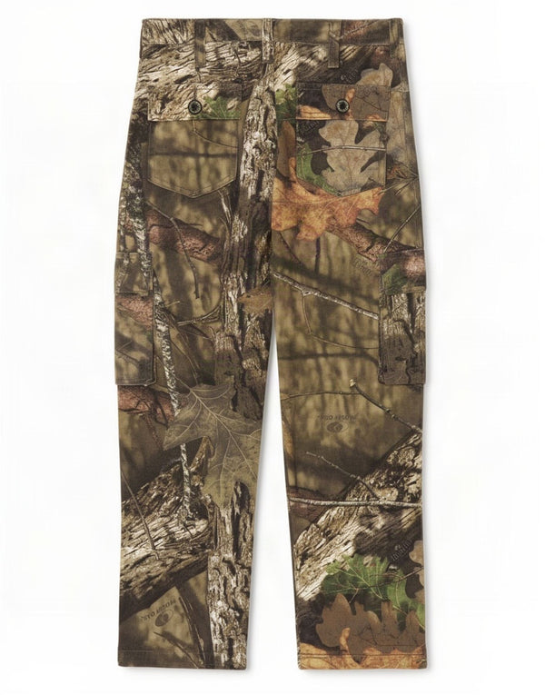 Брюки-карго Mossy Oak для мальчиков 10–11 лет, большие W26 L25, камуфляж цвета хаки